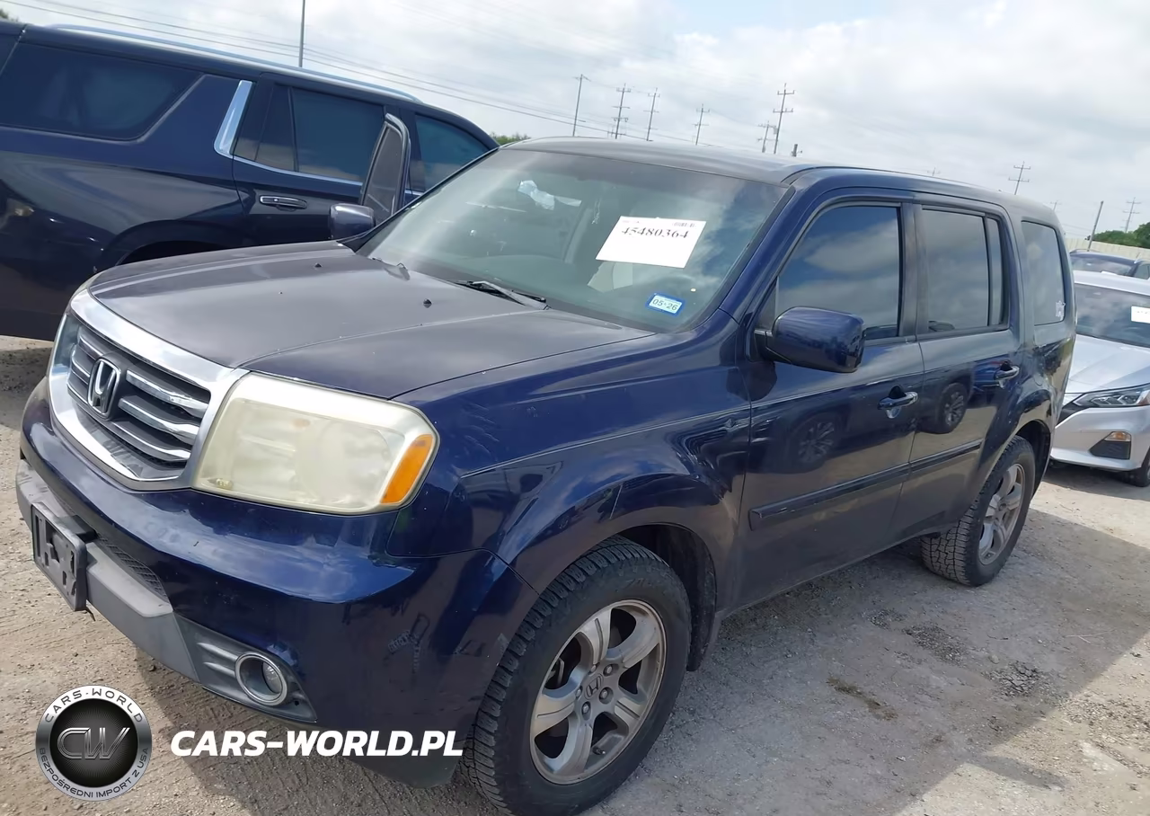 2013 Honda Pilot Ex VIN:5FNYF3H43DB039344 - 2