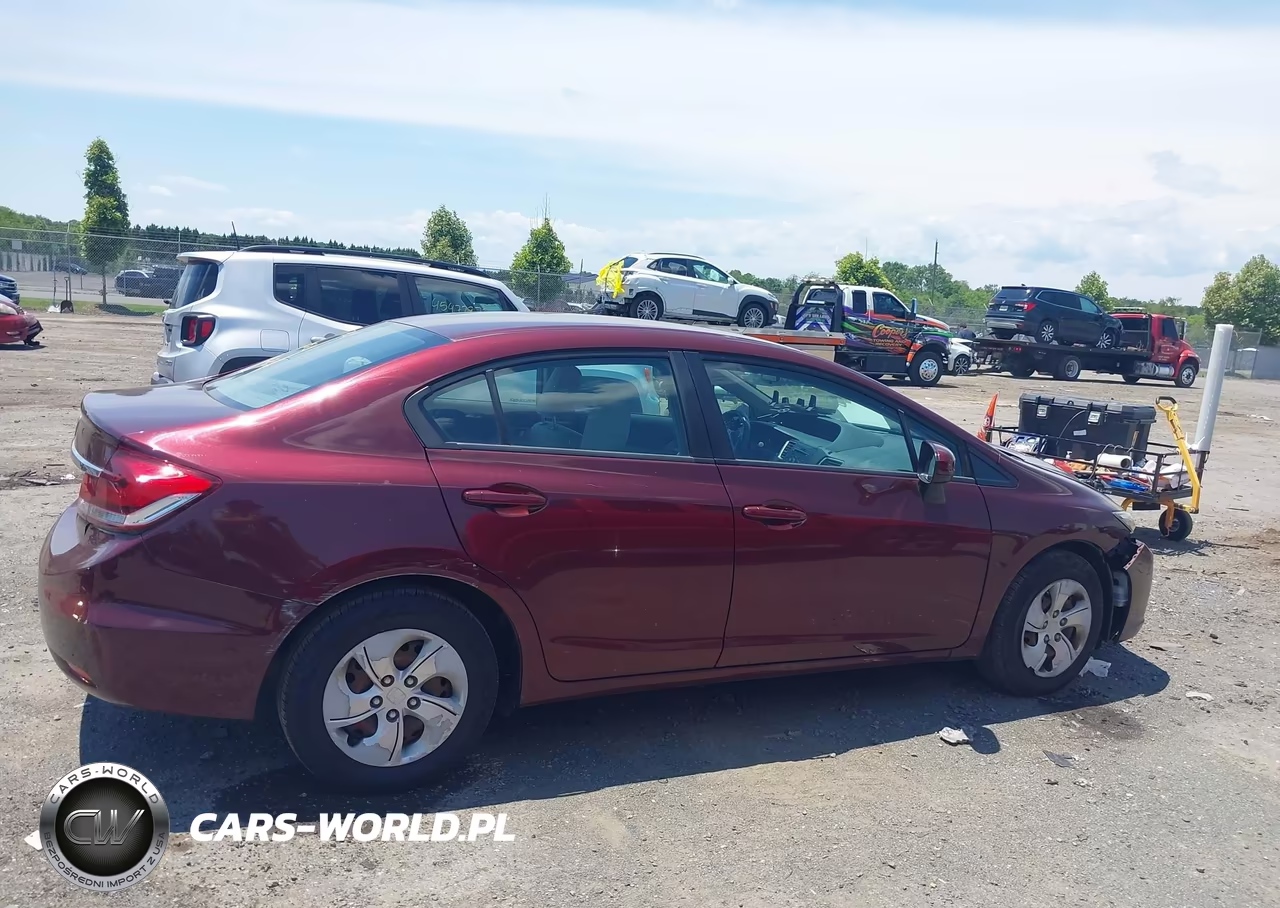 2015 Honda Civic Lx VIN:19XFB2F54FE270528 - 13