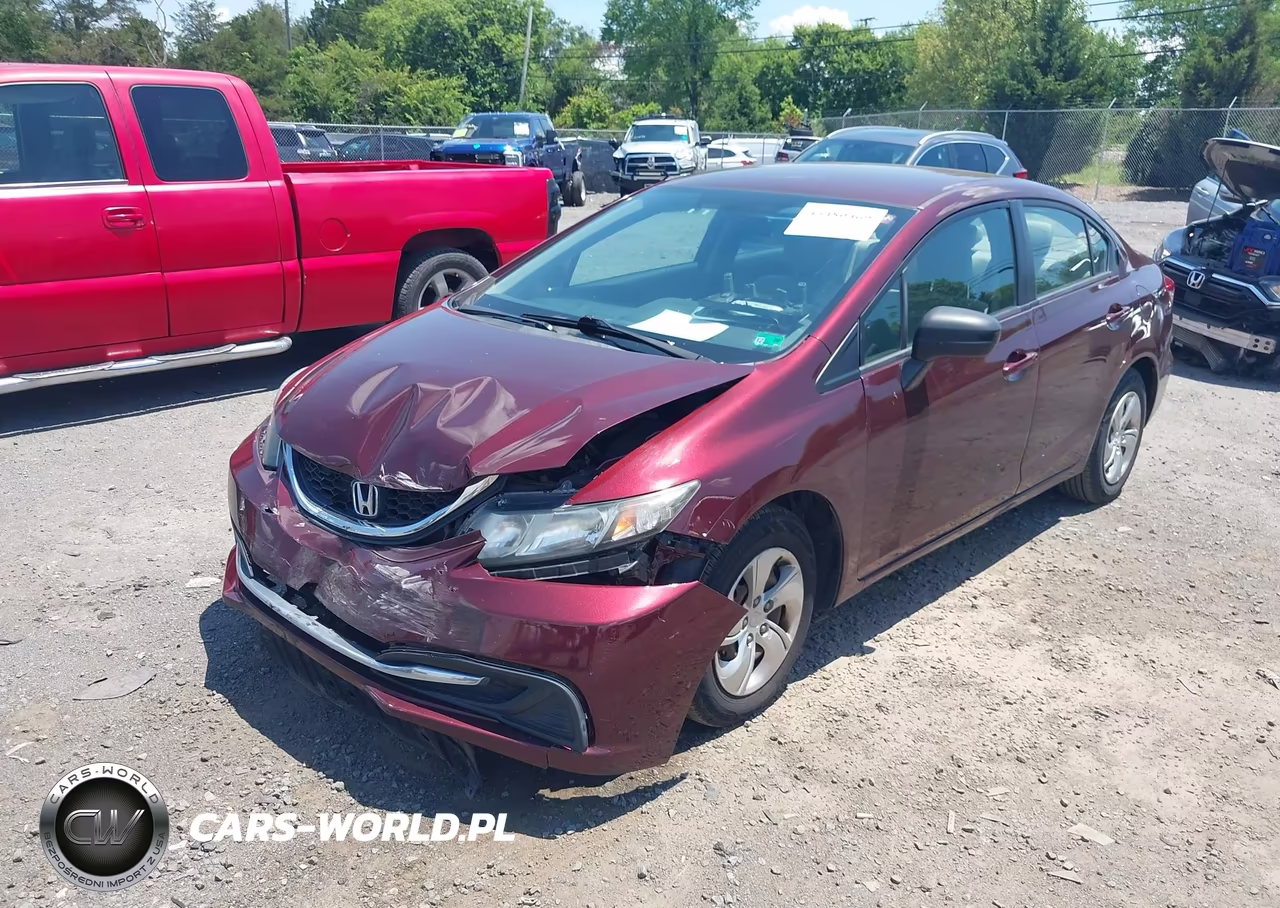 2015 Honda Civic Lx VIN:19XFB2F54FE270528 - 2