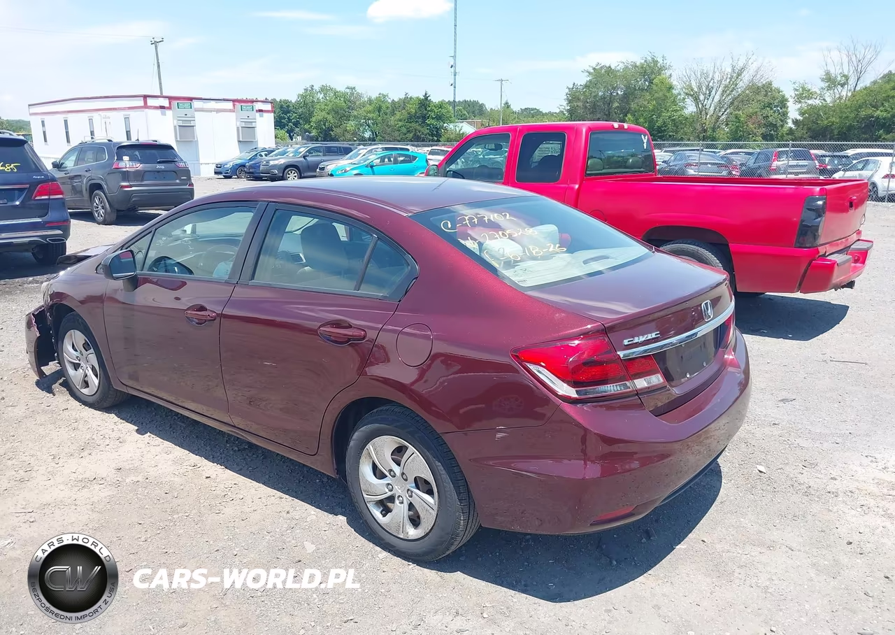 2015 Honda Civic Lx VIN:19XFB2F54FE270528 - 3