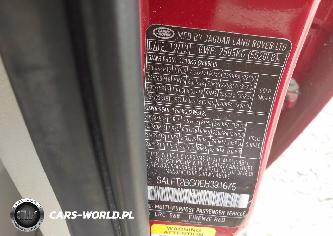 2014 Land Rover Lr2 VIN:SALFT2BG0EH391675 - 9
