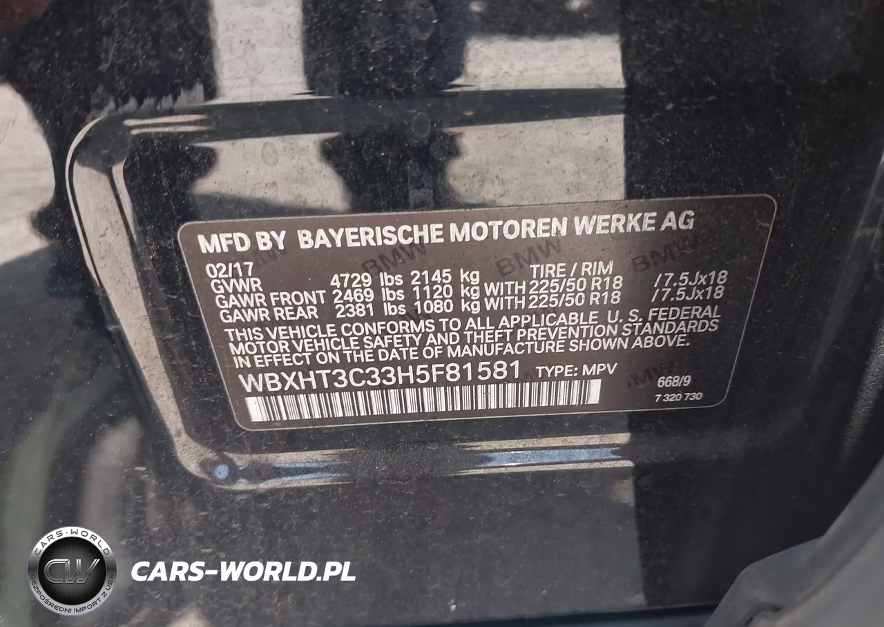 2017 BMW X1 xDrive28I VIN:WBXHT3C33H5F81581 - 9