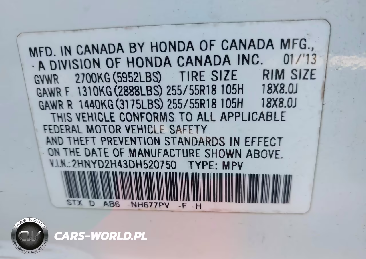 2013 Acura Mdx Technology Package VIN:2HNYD2H43DH520750 - 9