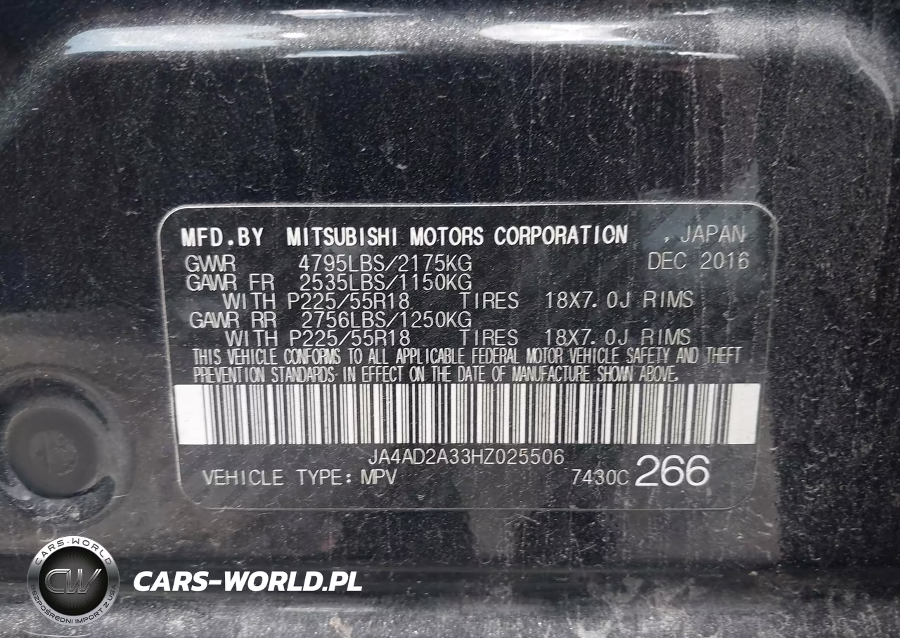 2017 Mitsubishi Outlander Es VIN:JA4AD2A33HZ025506 - 9