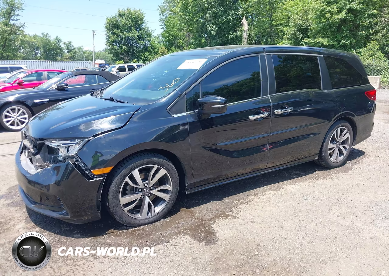 2021 Honda Odyssey Touring VIN:5FNRL6H87MB001147 - 2