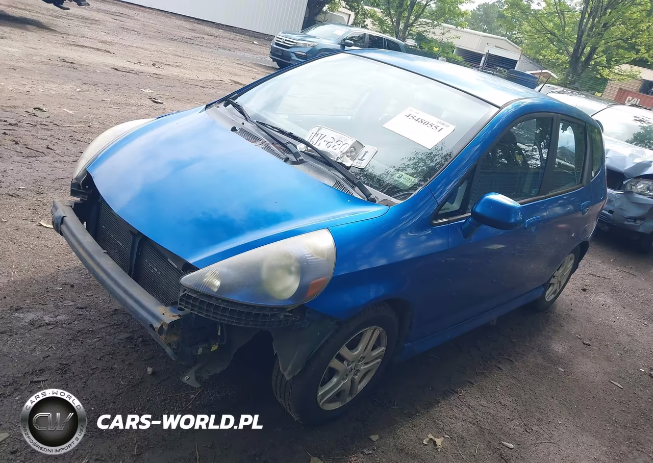 2007 Honda Fit Sport VIN:JHMGD37657S048718 - 2