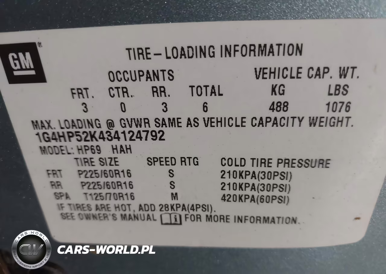 2003 Buick Lesabre Custom VIN:1G4HP52K434124792 - 9