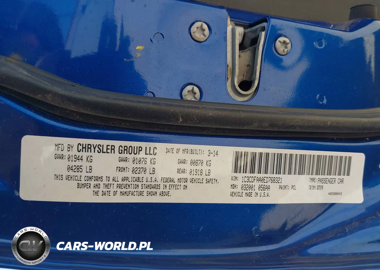 2014 Dodge Dart Se VIN:1C3CDFAA0ED768321 - 9