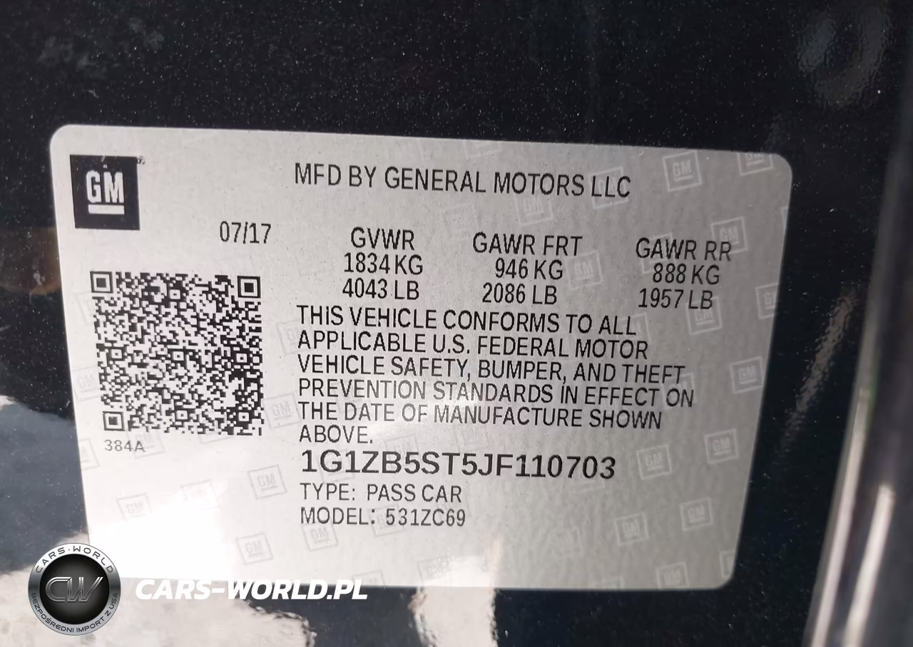 2018 Chevrolet Malibu 1Ls VIN:1G1ZB5ST5JF110703 - 9