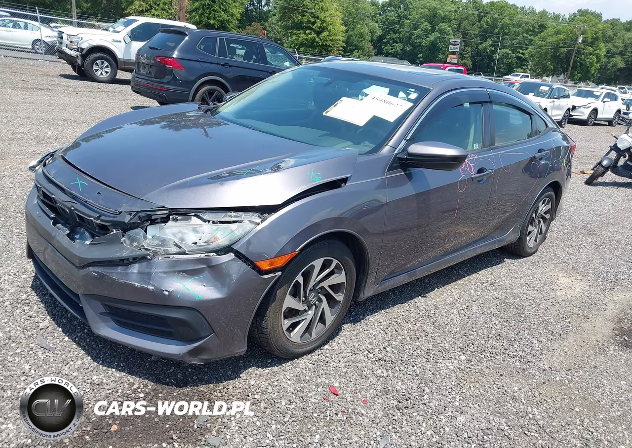 2016 Honda Civic Ex VIN:19XFC2F71GE071341 - 2