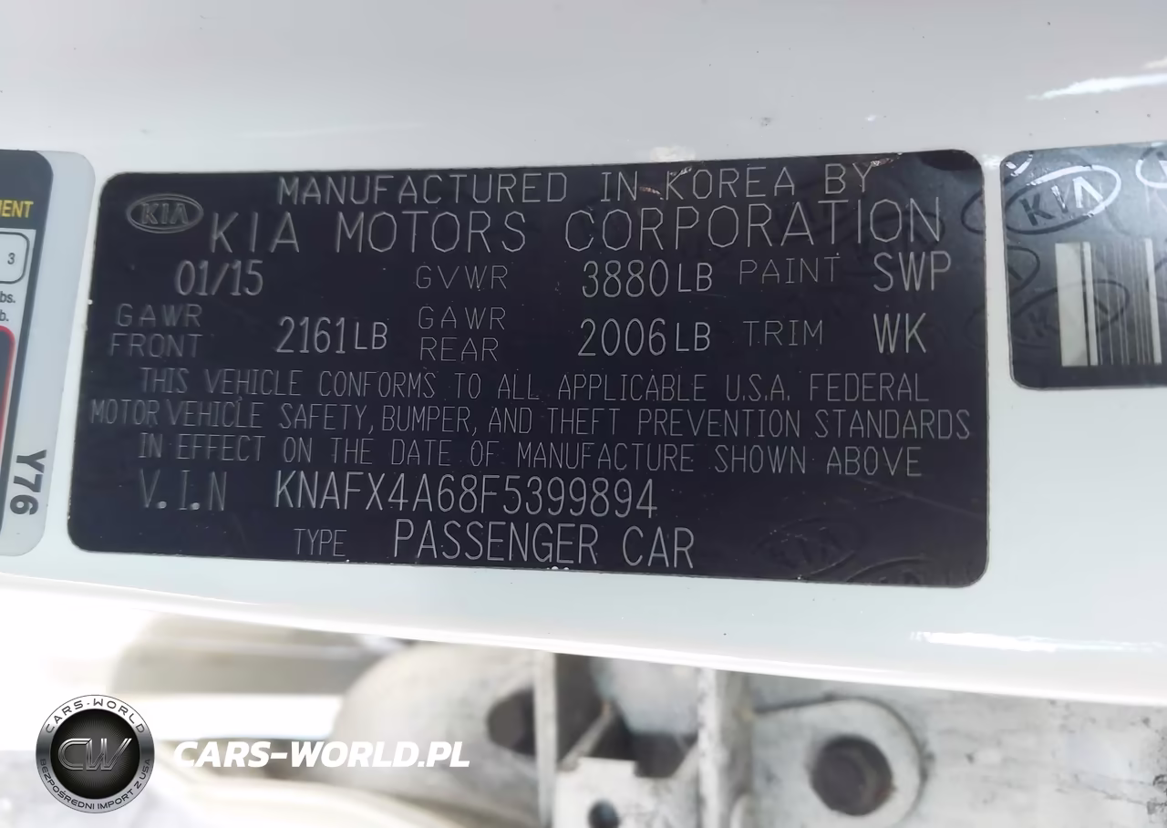 2015 Kia Forte Lx VIN:KNAFX4A68F5399894 - 9