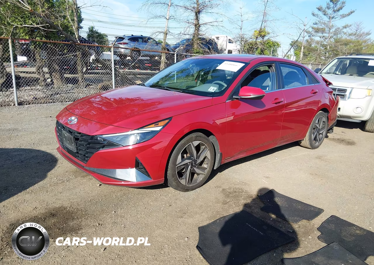 2021 Hyundai Elantra Sel VIN:KMHLN4AG0MU168250 - 2