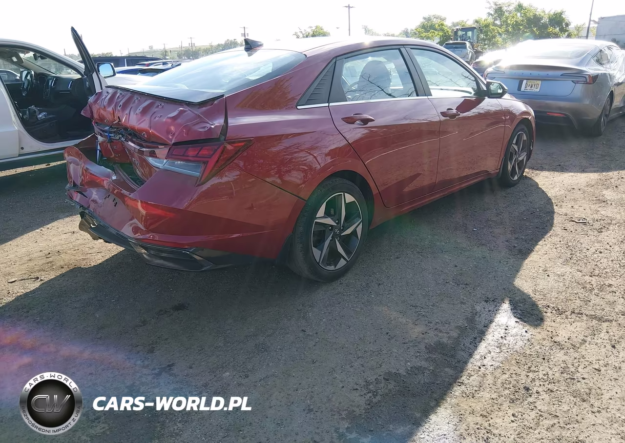 2021 Hyundai Elantra Sel VIN:KMHLN4AG0MU168250 - 4