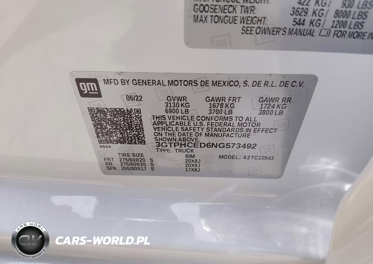 2022 GMC Sierra 1500 2Wd Short Box Elevation VIN:3GTPHCED6NG573492 - 9