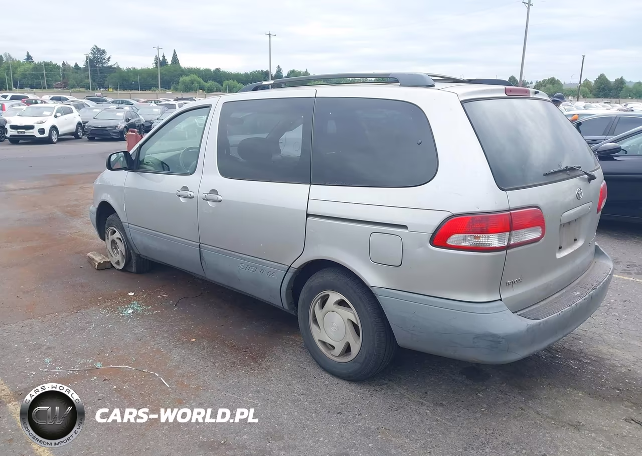2002 Toyota Sienna Le VIN:4T3ZF13C62U440689 - 3