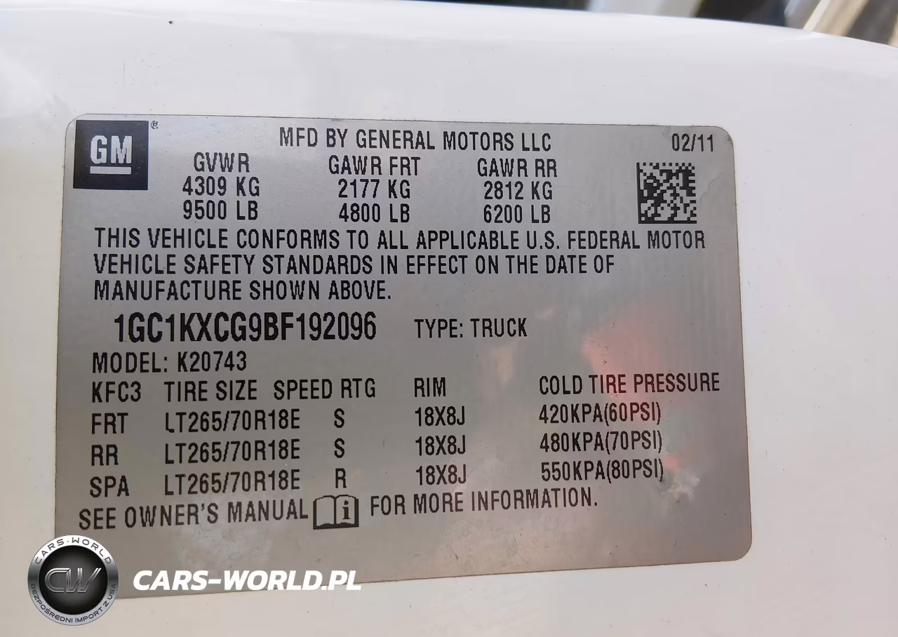 2011 Chevrolet Silverado 2500Hd Lt VIN:1GC1KXCG9BF192096 - 9