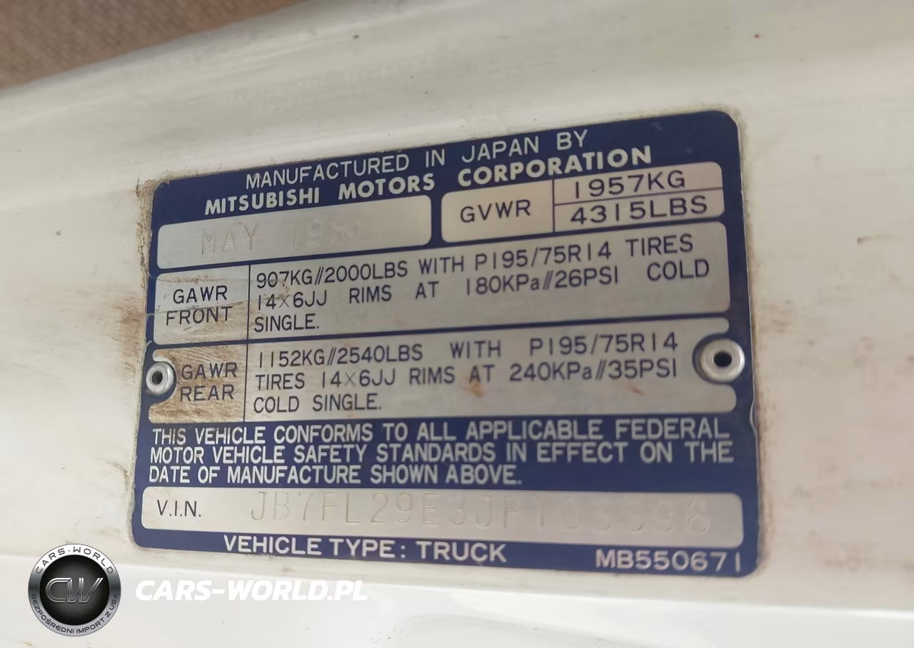 1988 Dodge Ram 50 VIN:JB7FL29E3JP103398 - 9