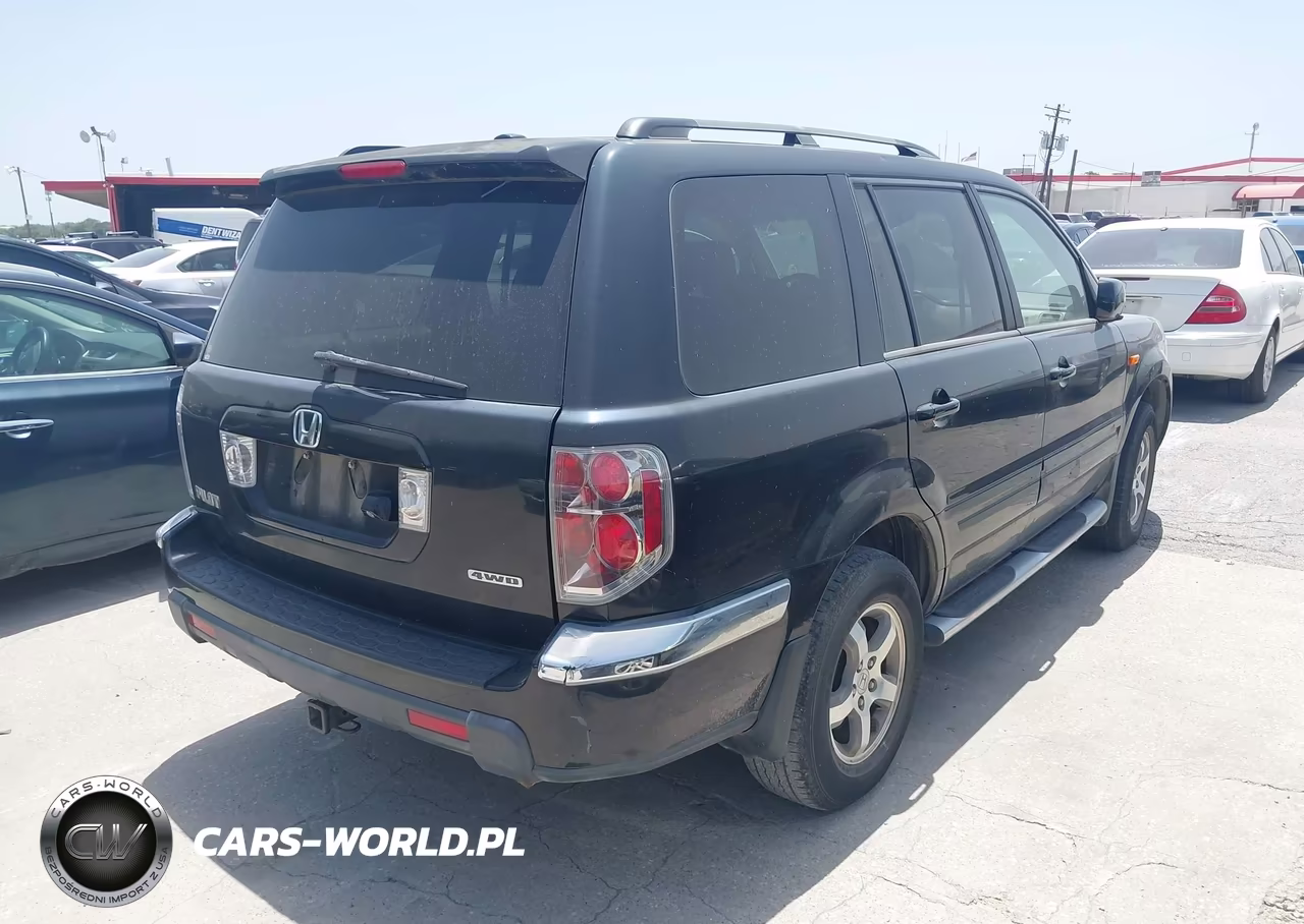 2007 Honda Pilot Ex-L VIN:5FNYF18717B029656 - 4