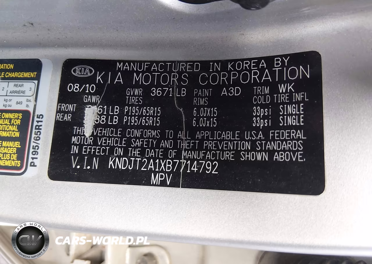 2011 Kia Soul VIN:KNDJT2A1XB7714792 - 9