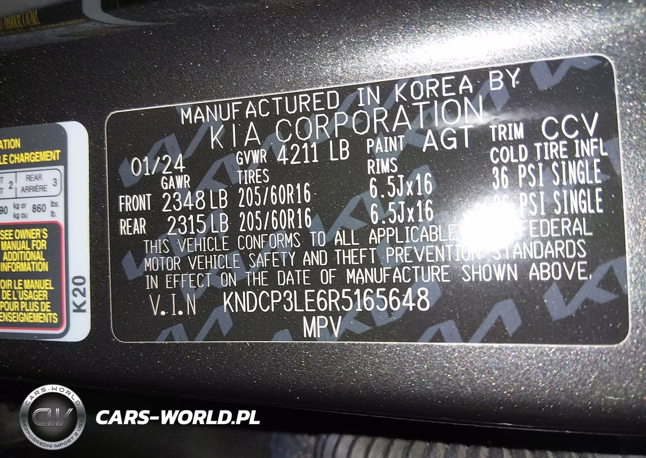 2024 Kia Niro Lx VIN:KNDCP3LE6R5165648 - 9