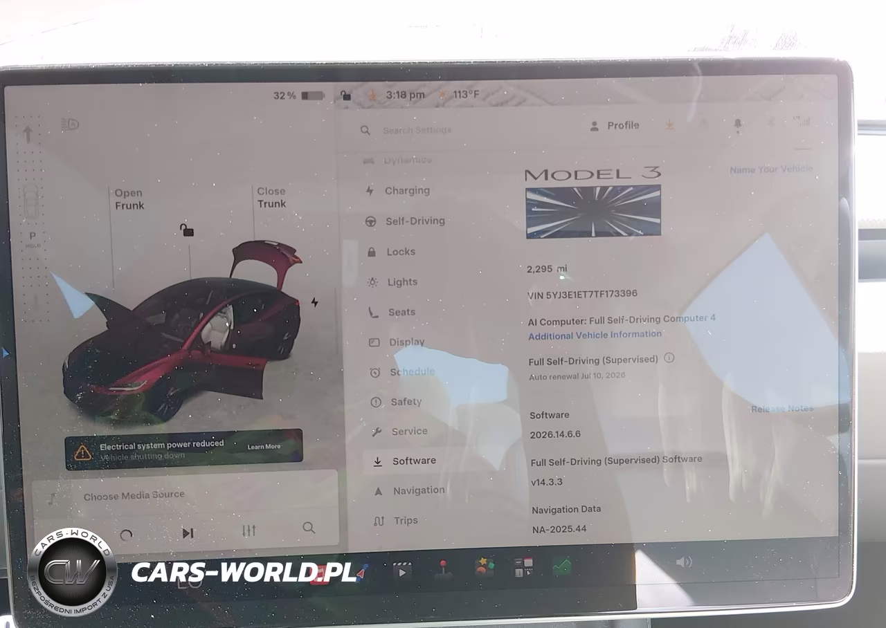 2026 Tesla Model 3 Performance All-Wheel Drive VIN:5YJ3E1ET7TF173396 - 13