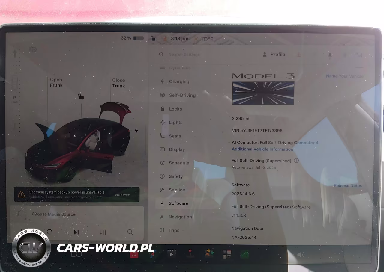 2026 Tesla Model 3 Performance All-Wheel Drive VIN:5YJ3E1ET7TF173396 - 7