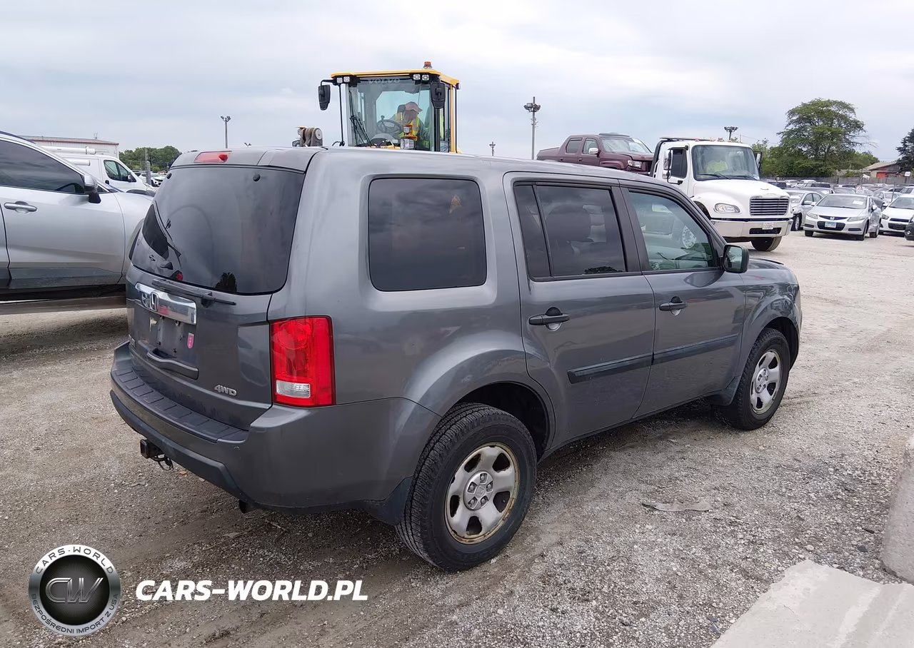 2011 Honda Pilot Lx VIN:5FNYF4H21BB028750 - 4