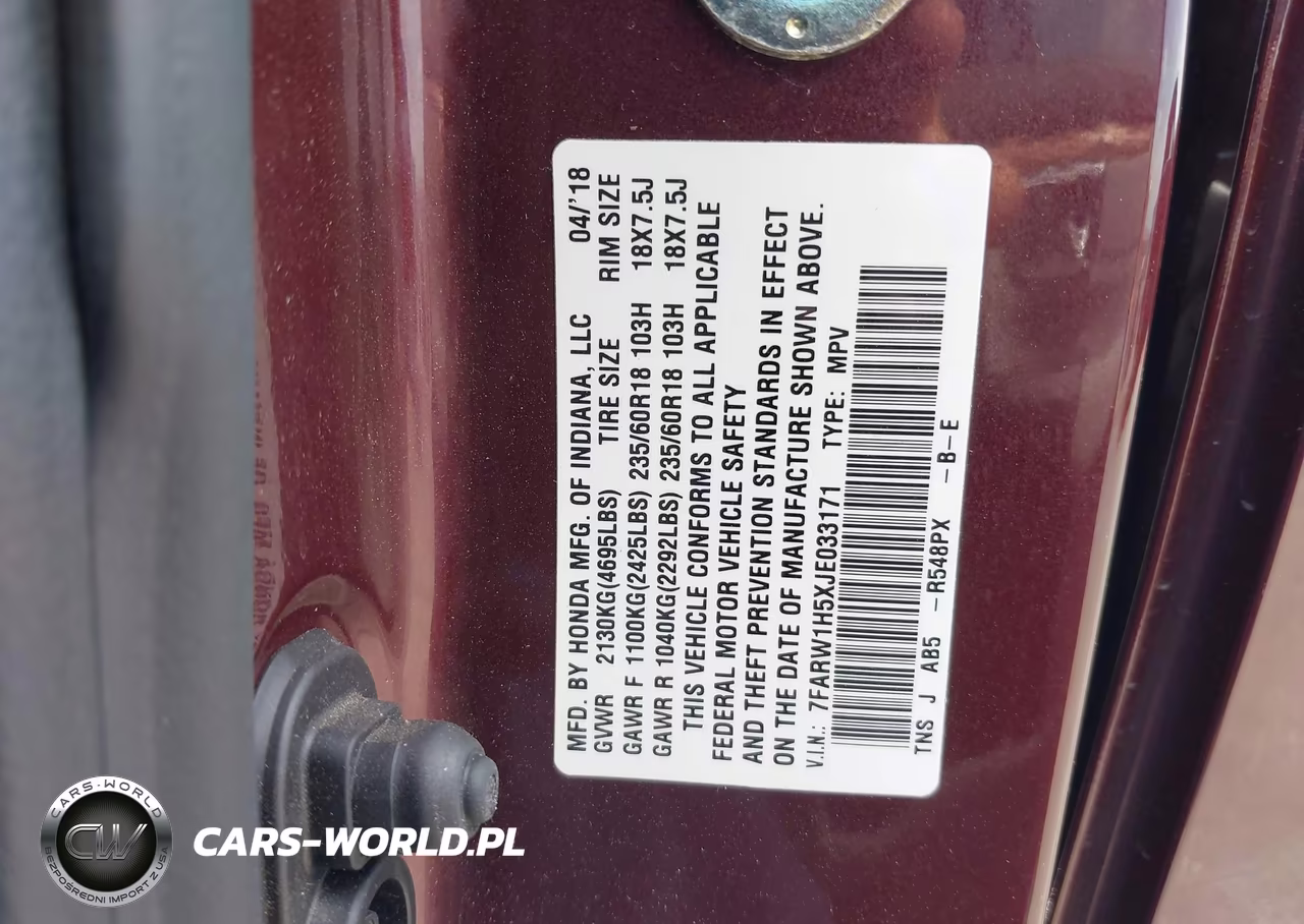 2018 Honda Cr-V Ex VIN:7FARW1H5XJE033171 - 9