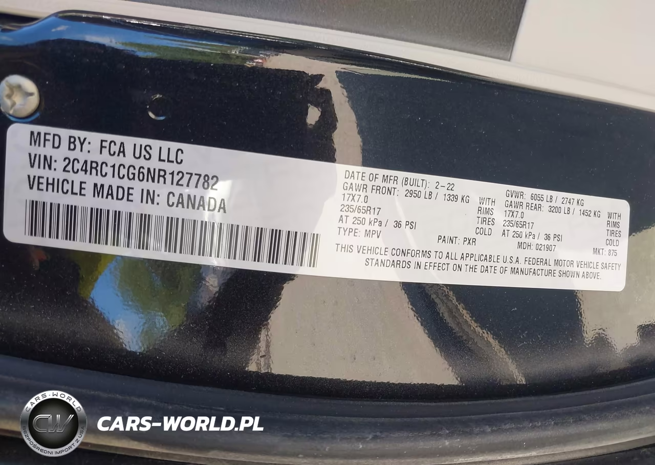2022 Chrysler Voyager Lx VIN:2C4RC1CG6NR127782 - 9