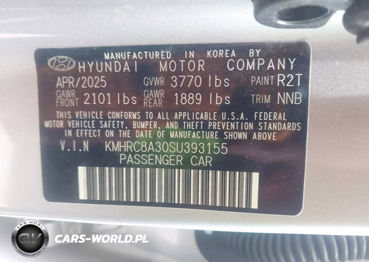 2025 Hyundai Venue Sel VIN:KMHRC8A30SU393155 - 9