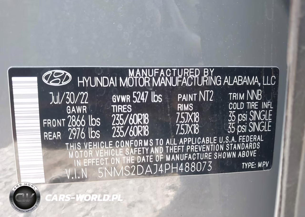 2023 Hyundai Santa Fe Sel VIN:5NMS2DAJ4PH488073 - 9