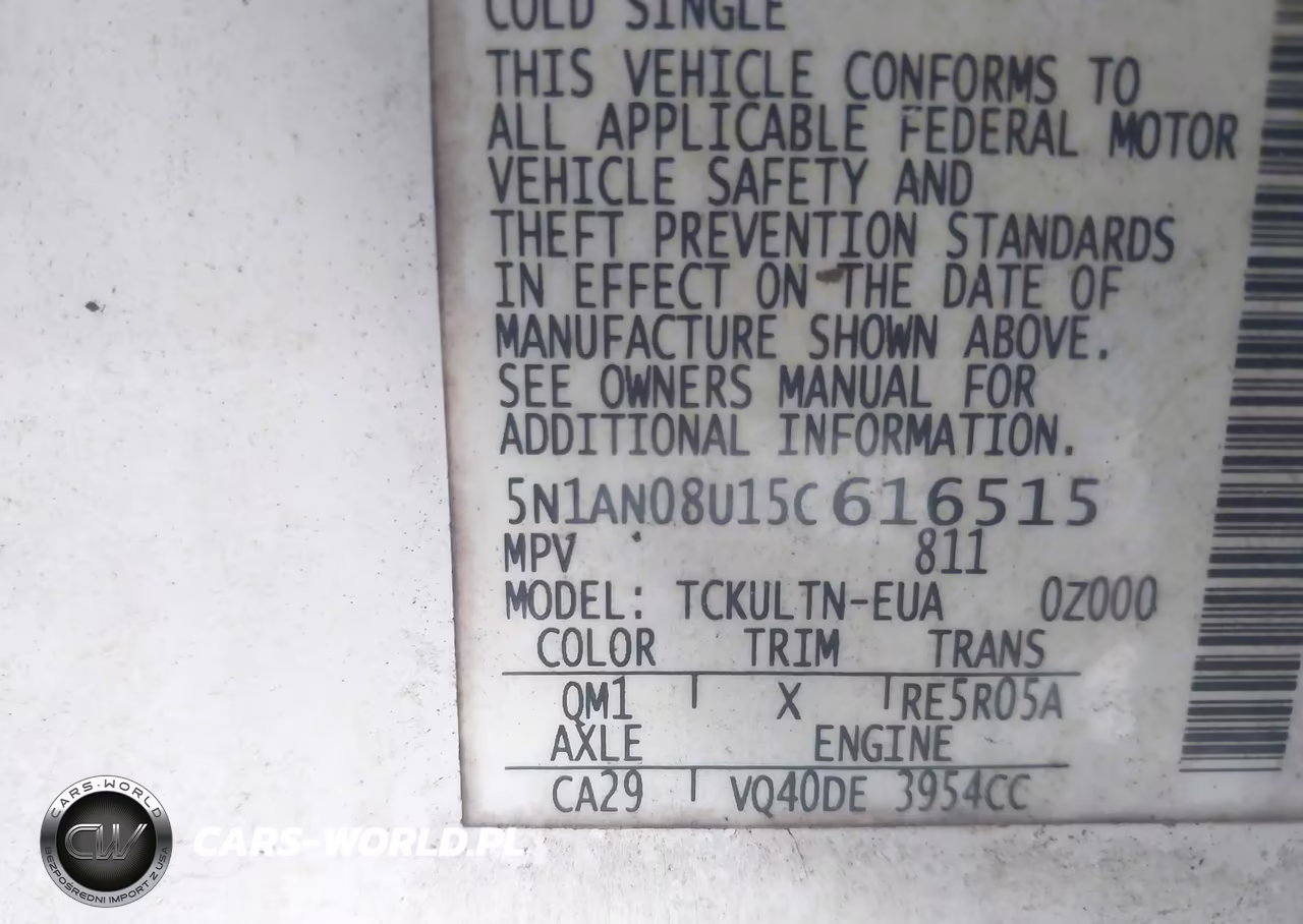 2005 Nissan Xterra Se VIN:5N1AN08U15C616515 - 9