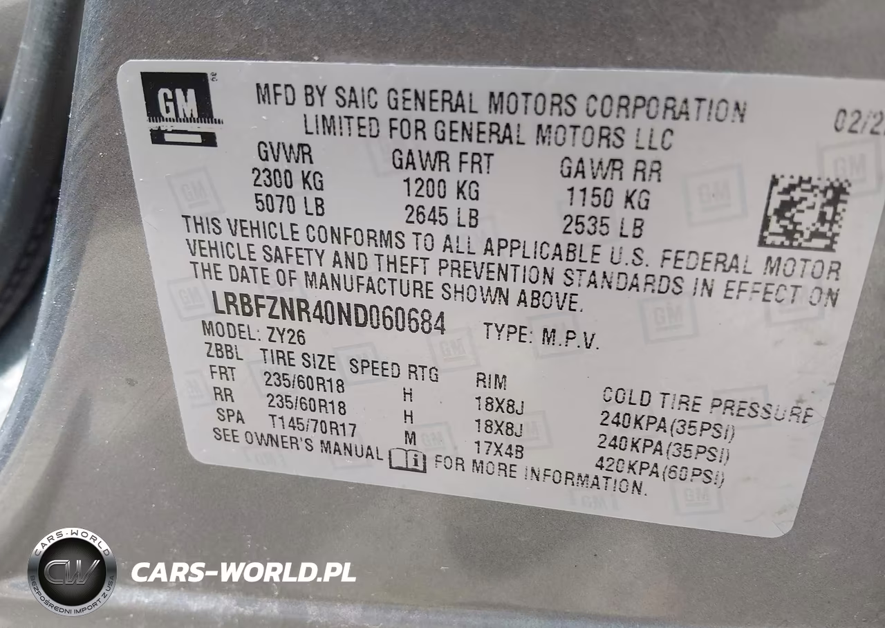 2022 Buick Envision Fwd Essence VIN:LRBFZNR40ND060684 - 9