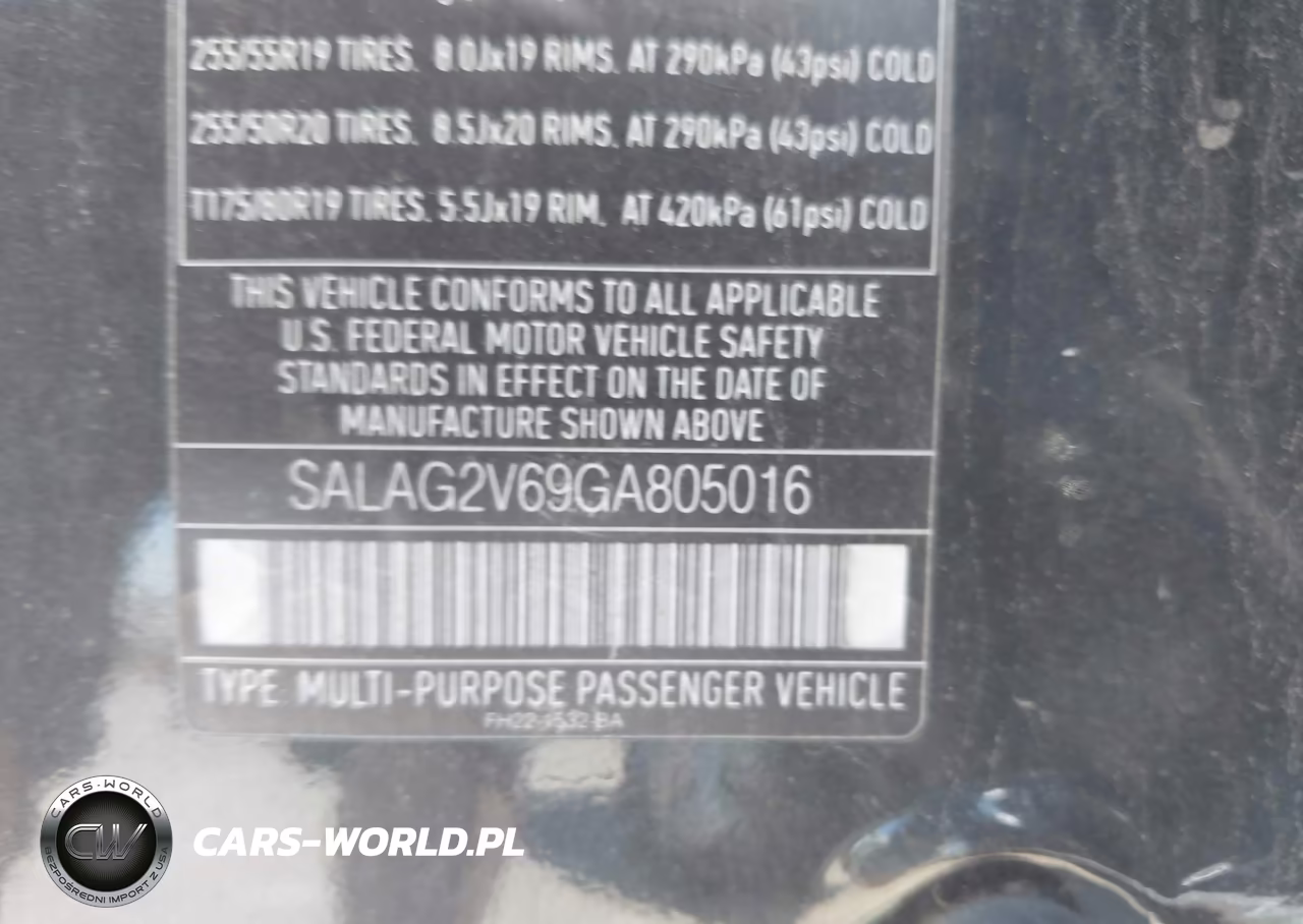 2016 Land Rover Lr4 VIN:SALAG2V69GA805016 - 9