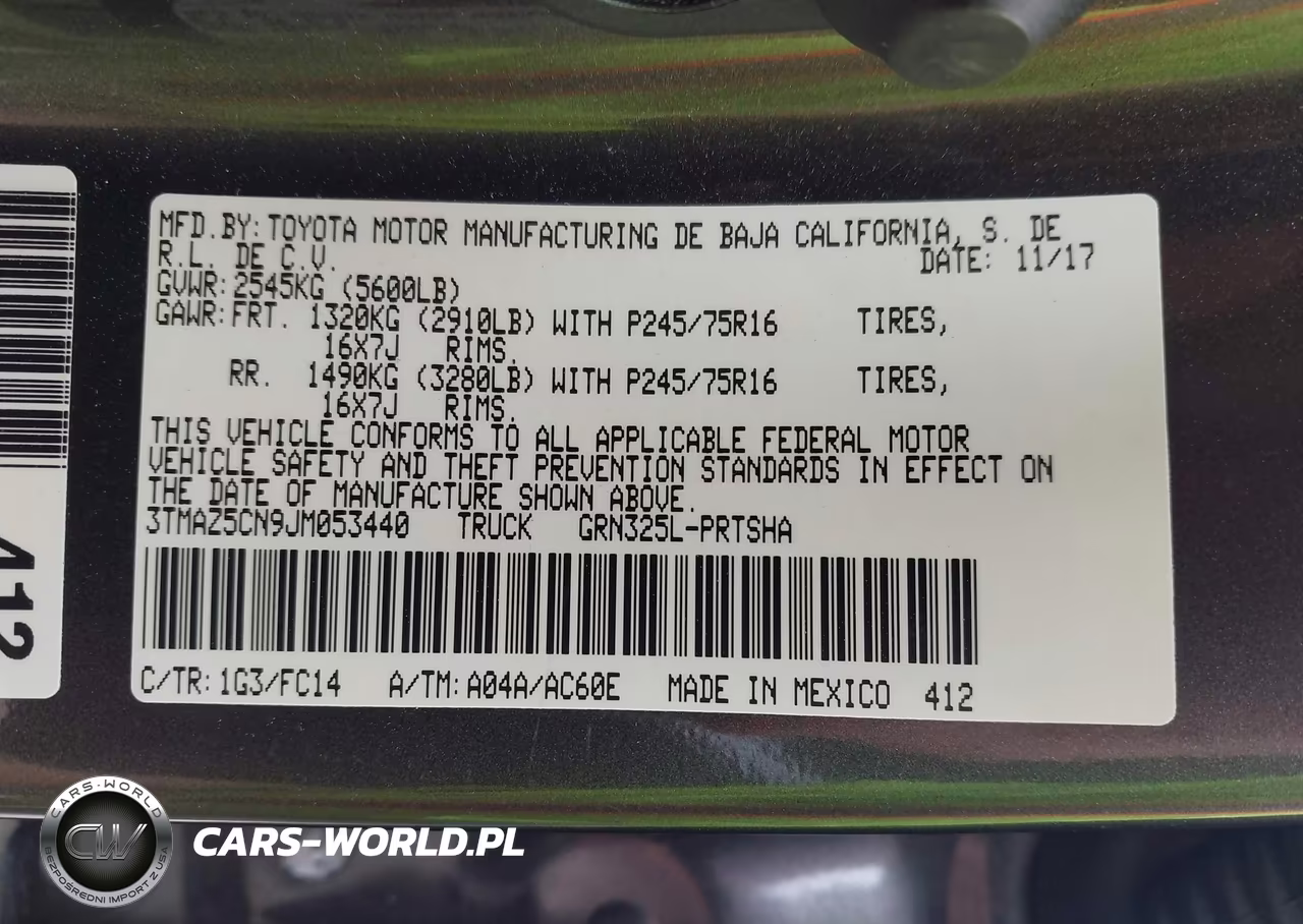 2018 Toyota Tacoma Sr5 V6 VIN:3TMAZ5CN9JM053440 - 9