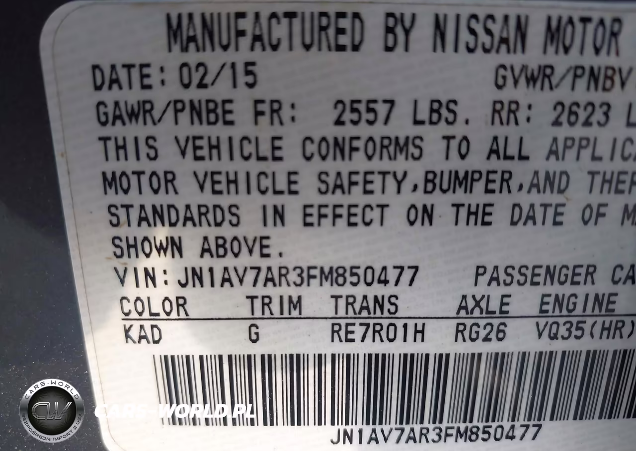 2015 Infiniti Q50 Hybrid Premium VIN:JN1AV7AR3FM850477 - 9