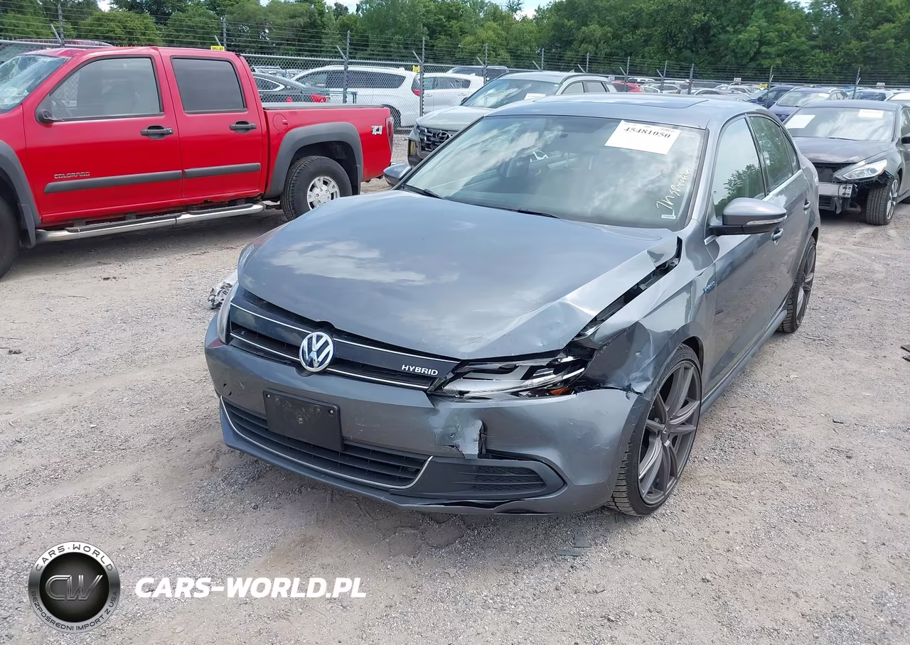 2013 Volkswagen Jetta Hybrid Sel VIN:3VW637AJ3DM296634 - 2
