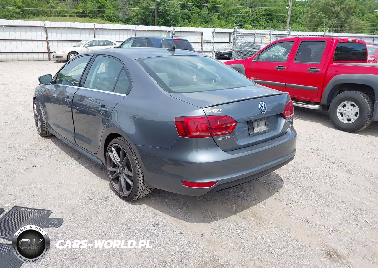 2013 Volkswagen Jetta Hybrid Sel VIN:3VW637AJ3DM296634 - 3