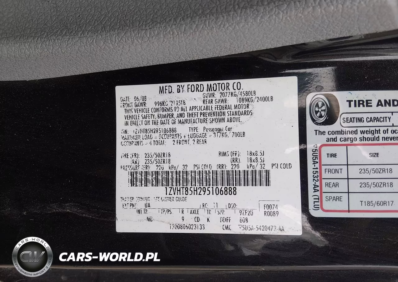 2009 Ford Mustang Gt-Gt Premium VIN:1ZVHT85H295106888 - 9
