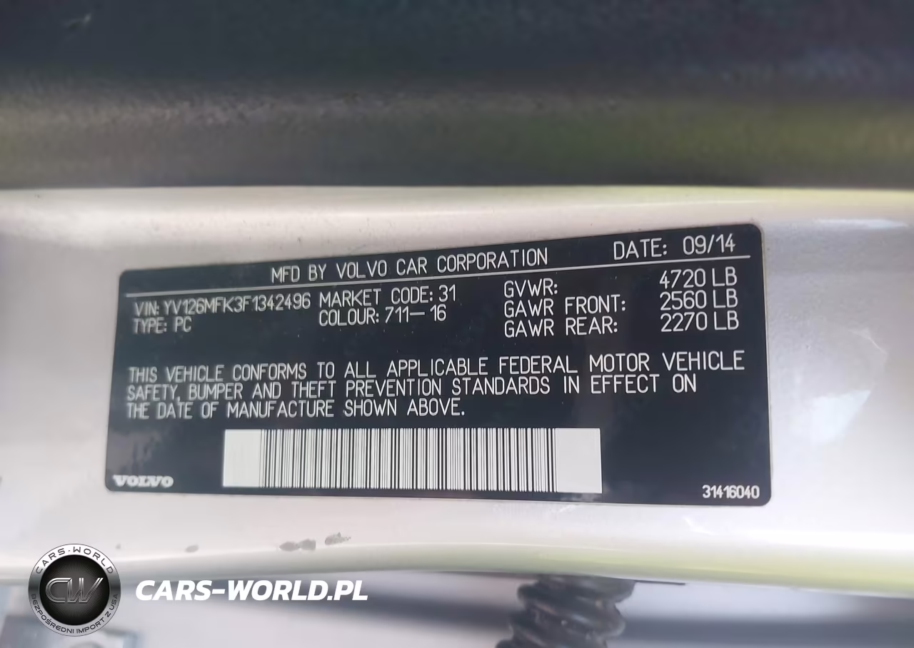 2015 Volvo S60 T5 Premier VIN:YV126MFK3F1342496 - 9