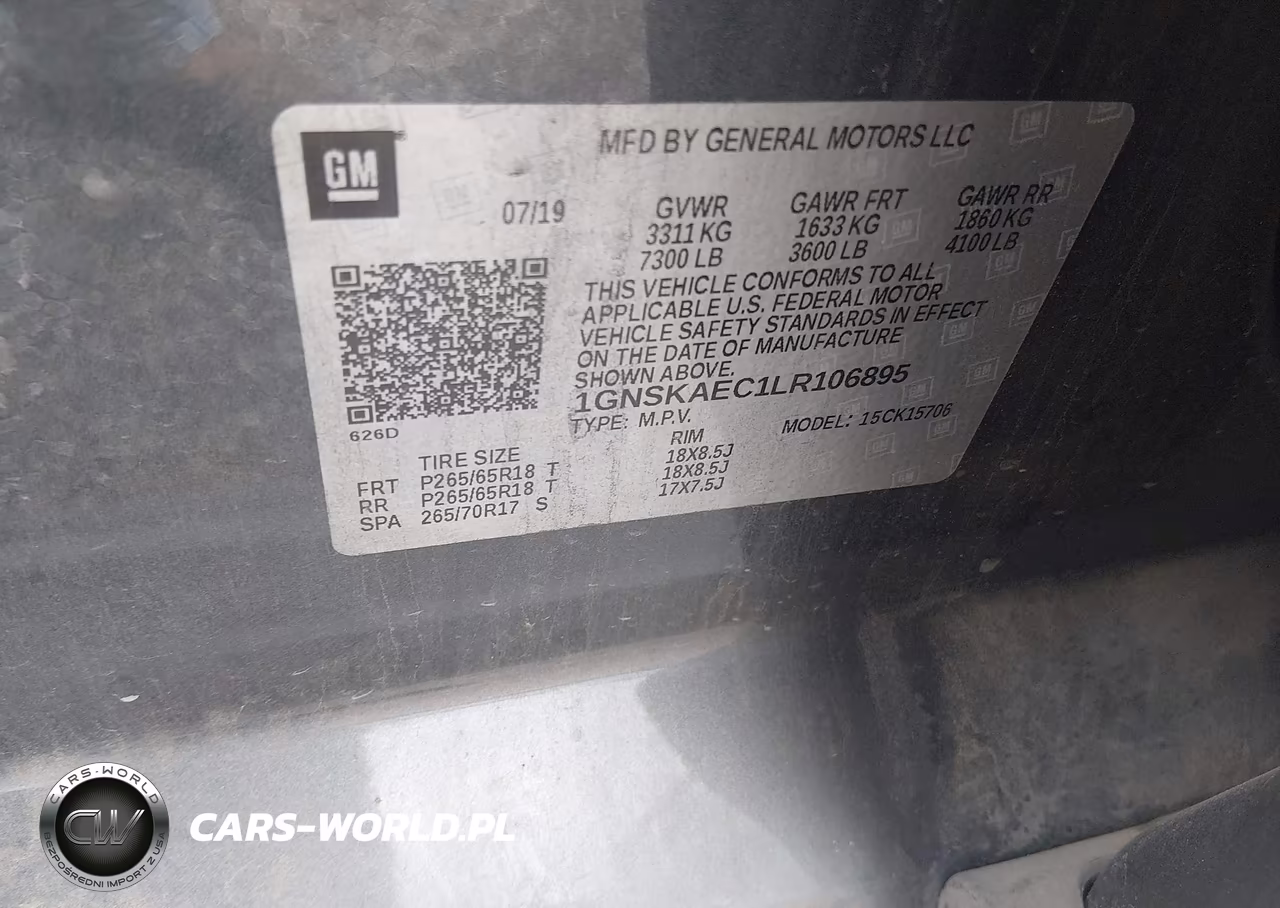 2020 Chevrolet Tahoe 4Wd Ls VIN:1GNSKAEC1LR106895 - 9