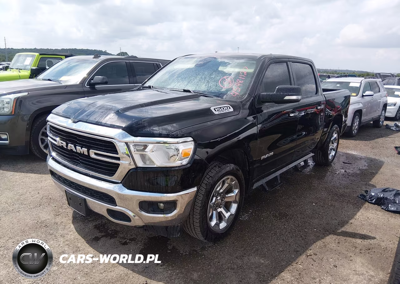 2019 Ram 1500 Big Horn-Lone Star 4X4 5'7 Box VIN:1C6SRFFT9KN611631 - 2