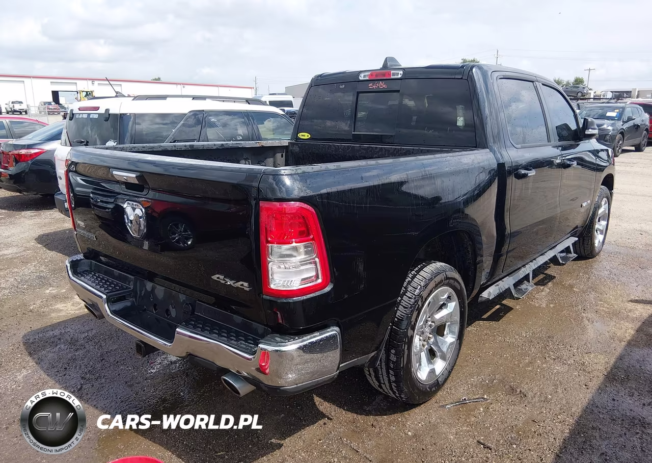 2019 Ram 1500 Big Horn-Lone Star 4X4 5'7 Box VIN:1C6SRFFT9KN611631 - 4