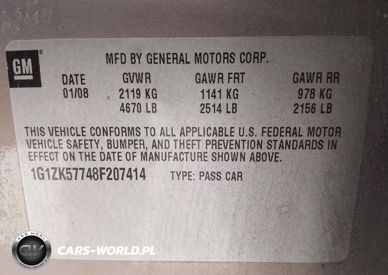 2008 Chevrolet Malibu Ltz VIN:1G1ZK57748F207414 - 9