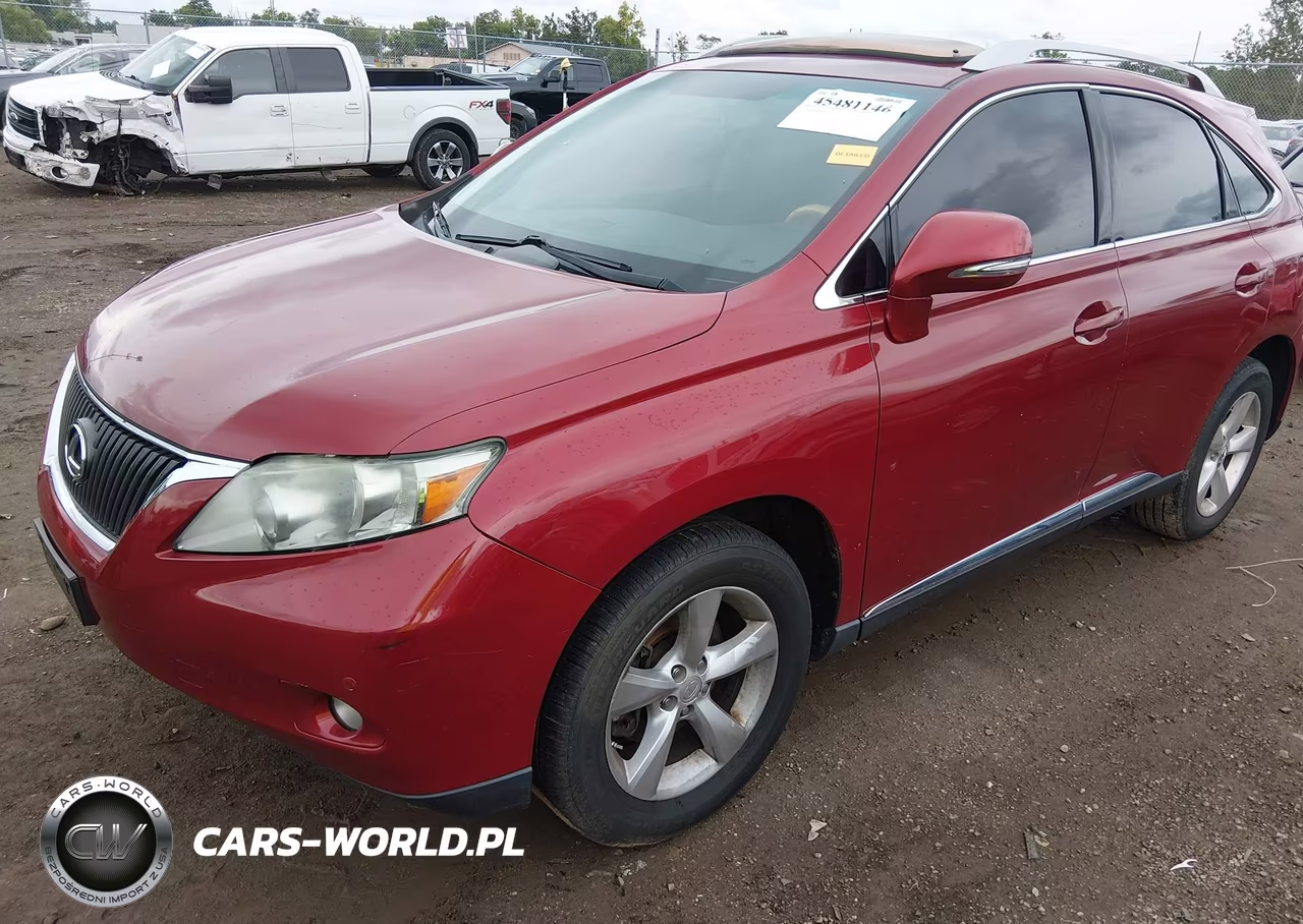 2010 Lexus Rx 350 VIN:2T2BK1BA8AC047360 - 2
