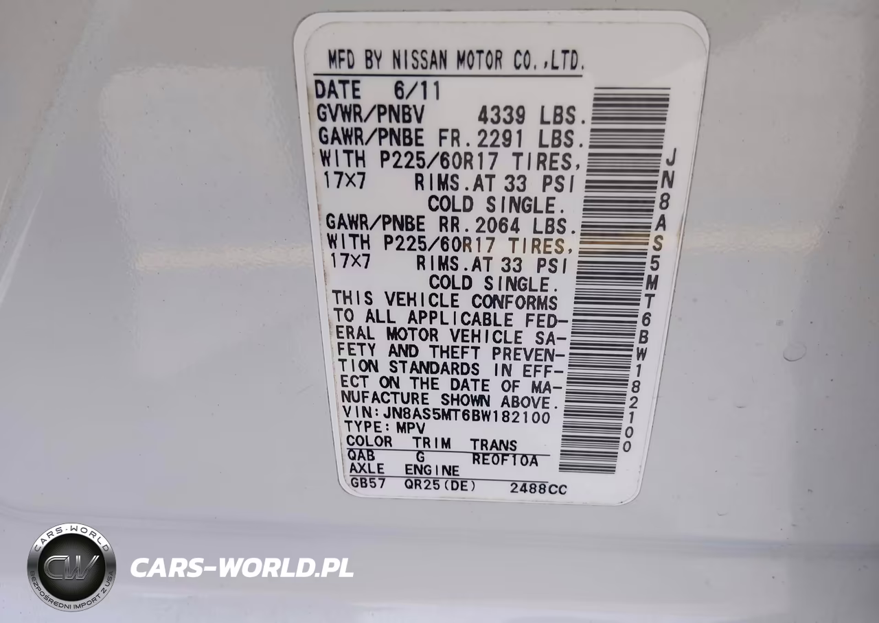 2011 Nissan Rogue Sv VIN:JN8AS5MT6BW182100 - 9