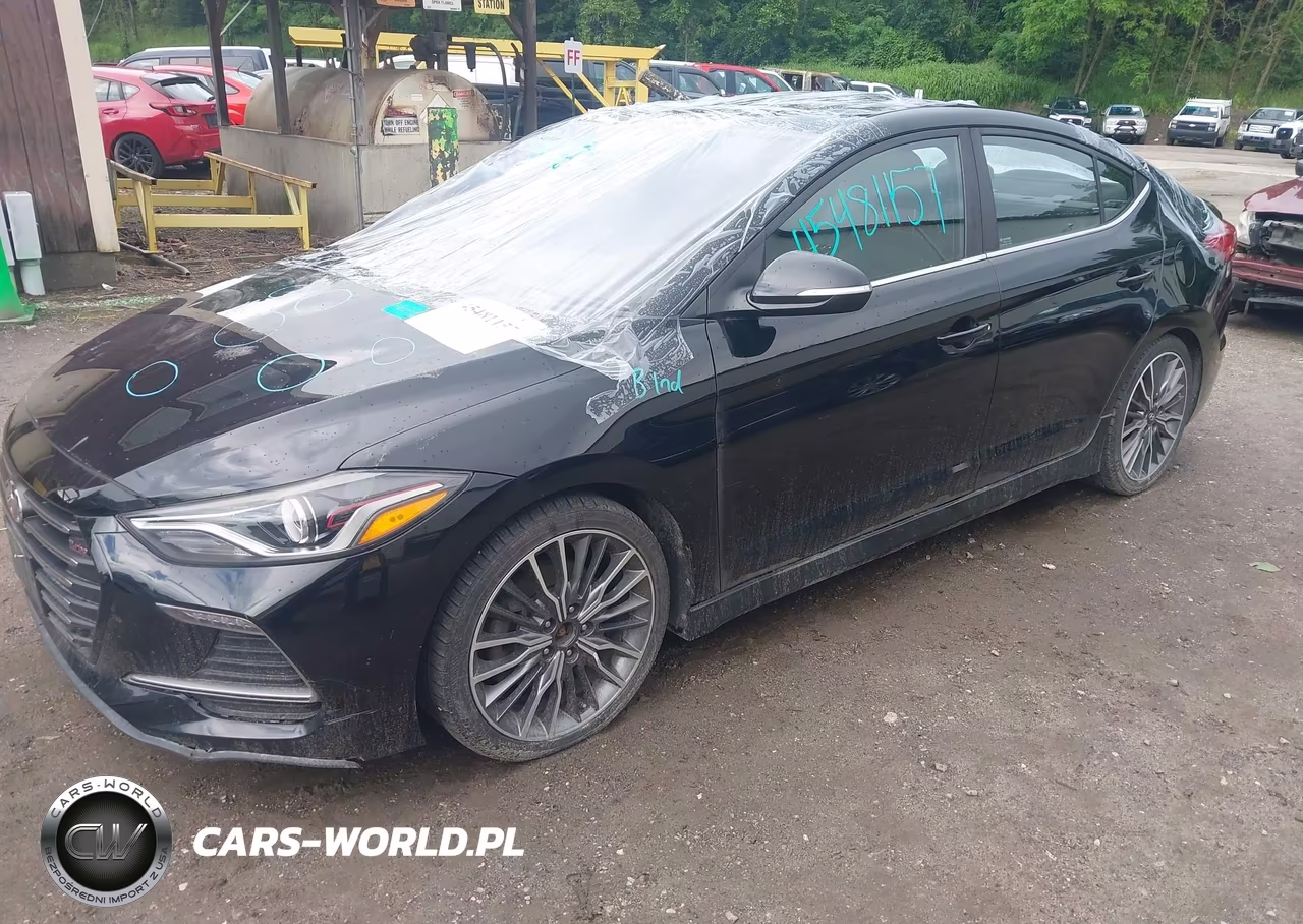 2018 Hyundai Elantra Sport VIN:KMHD04LB4JU721840 - 2