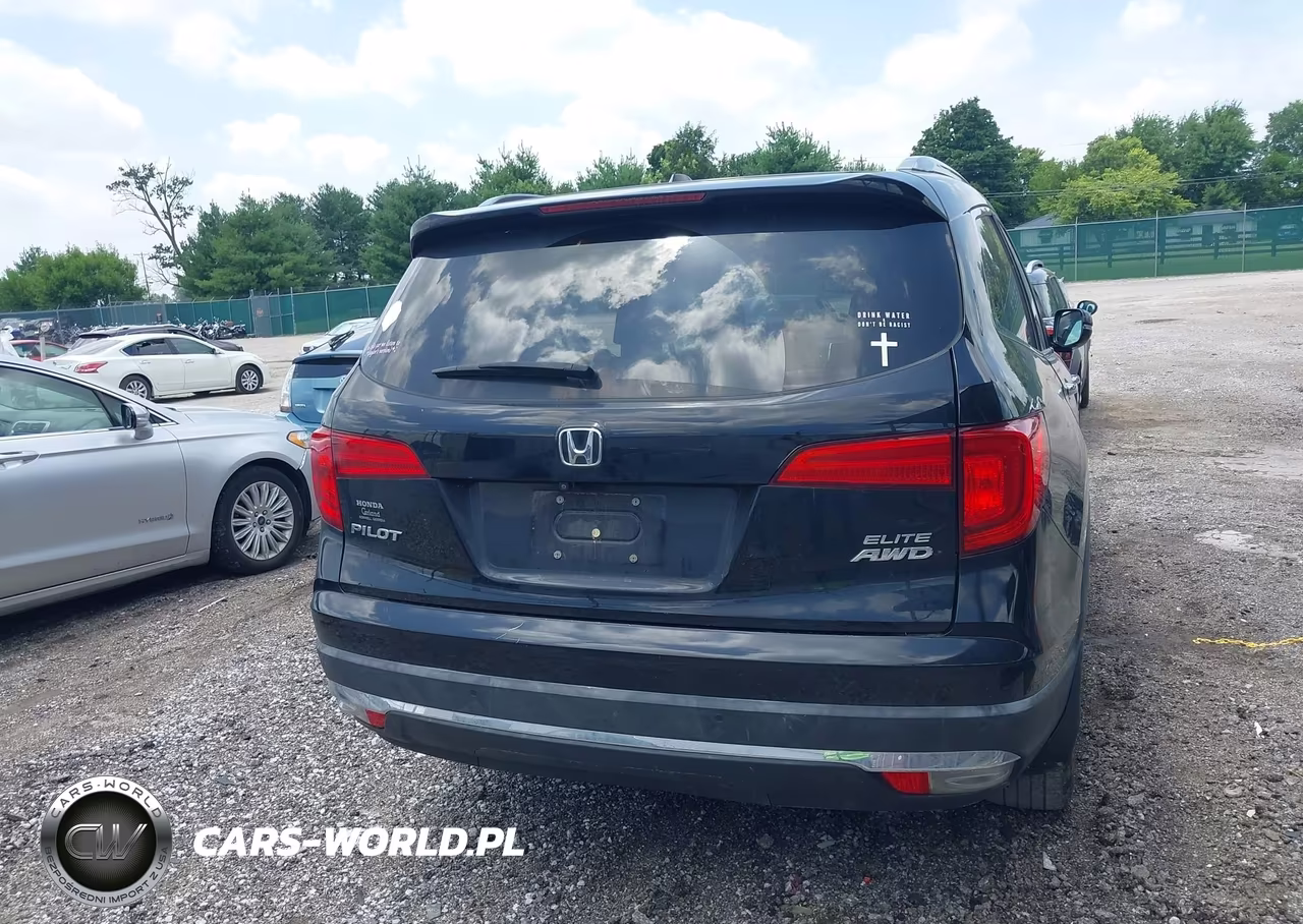 2017 Honda Pilot Elite VIN:5FNYF6H08HB100305 - 16