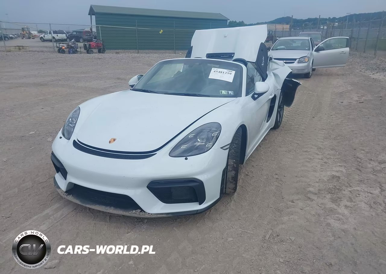 2021 Porsche 718 Spyder VIN:WP0CC2A8XMS240333 - 2