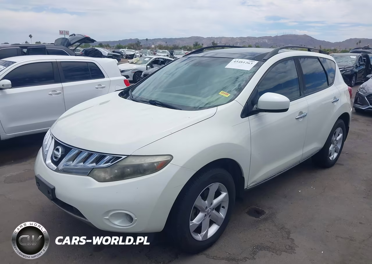 2009 Nissan Murano Sl VIN:JN8AZ18U89W028554 - 2
